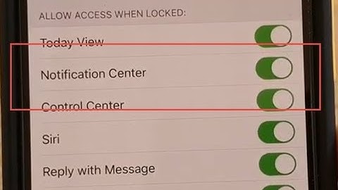 iPhone 11 Pro: How to Enable / Disable Notification Center on Lock Screen