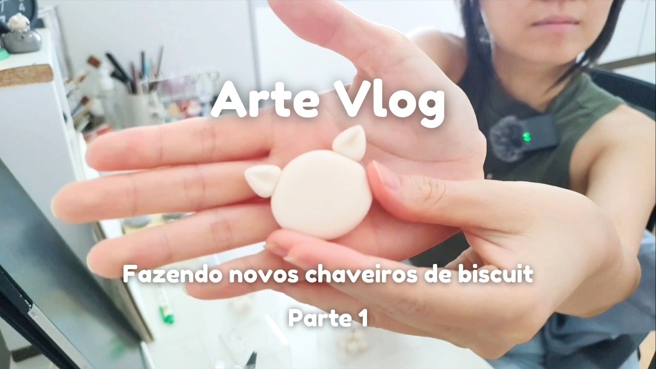 Studio vlog: Criando novos chaveiros para minha loja - parte 1
