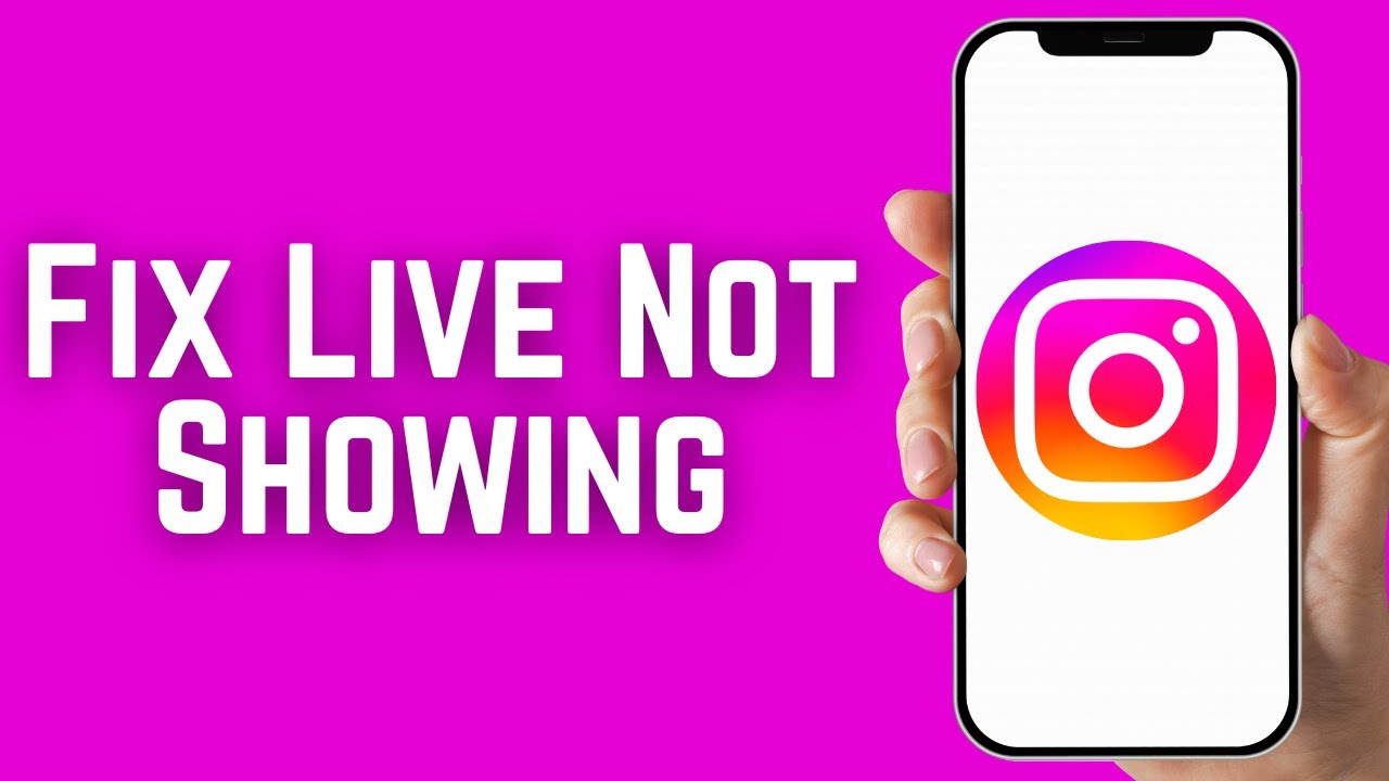 Instagram Live Option Not Showing Problem (New Update) How to Fix Instagram Live Not Showing