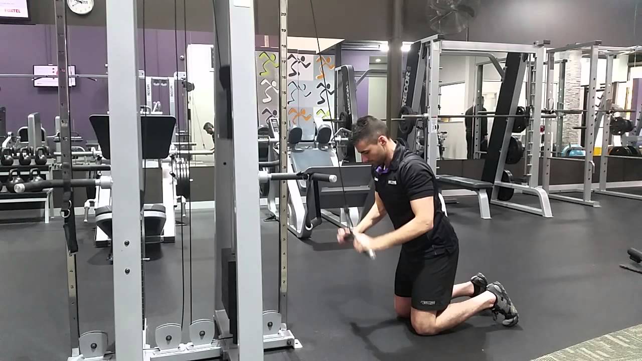 Tricep Cable Pulldown Pressdown YouTube