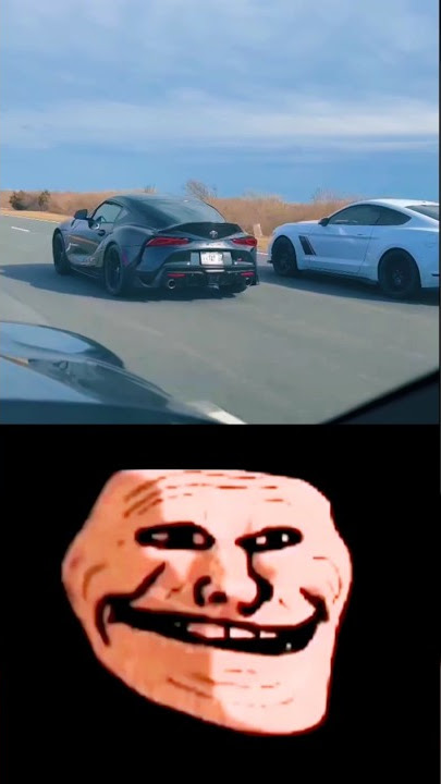 2022 Supra mk5 vs Mustang 🐎 drag race 😱 #supramk4 @tech_roar