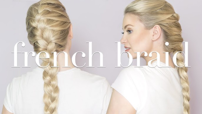 EASY FRENCH BRAID HAIR HACK ❤️ I've never been able to French