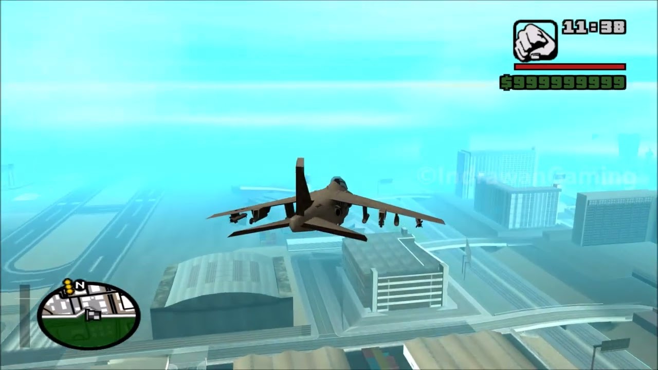 GTA San Andreas - Wasted And BOOM #288 (Plane Crashes)