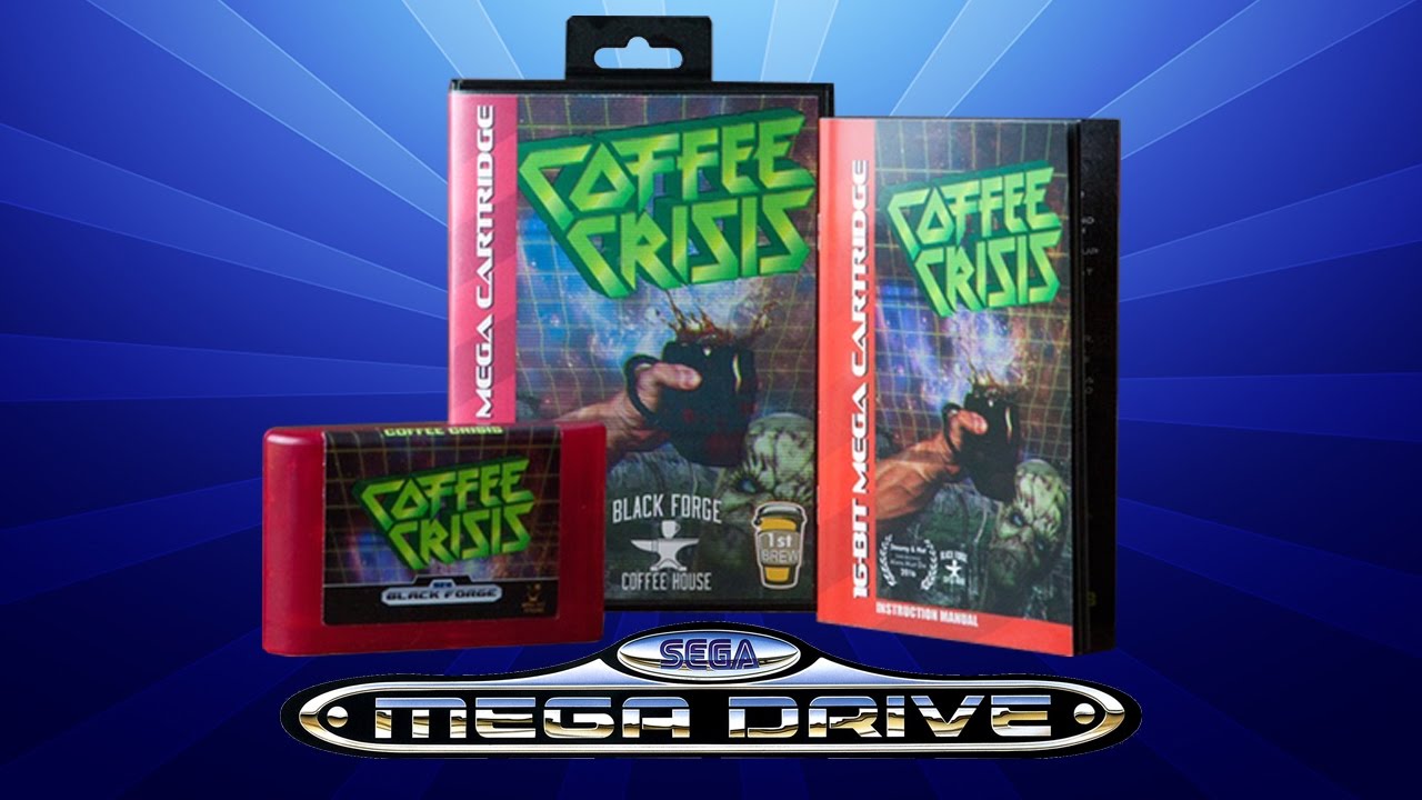 Coffee Crisis For Mega Drive Genesis Unboxing Gameplay Youtube