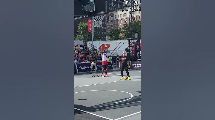 Angel Matias en el FIBA 3x3 World Tour en Montreal