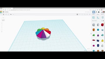 Making Umbrella in Tinkercad