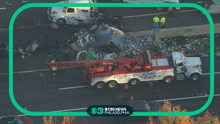 Tractor trailer crash caused delays on New Jersey Turnpike
