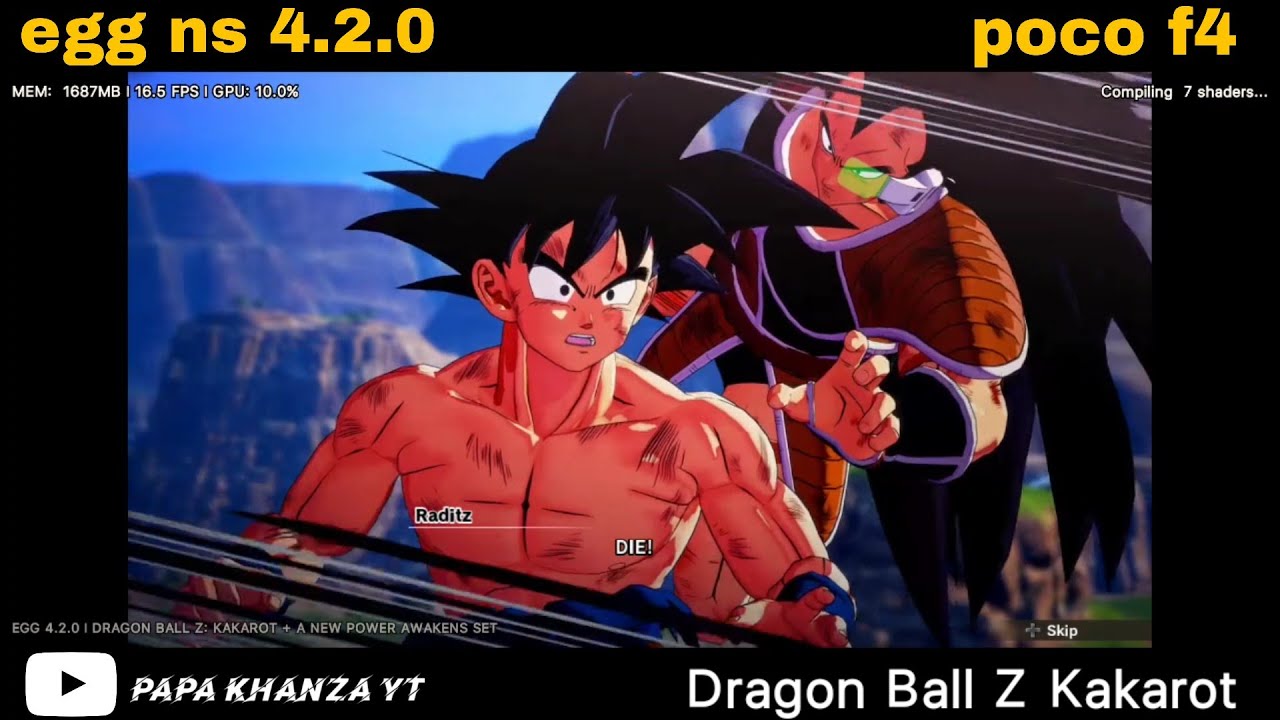 Dragon Ball Z Kakarot Egg Ns Poco F4 + Settings YouTube