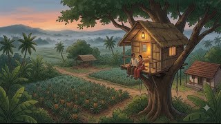 Wild Boar Eats Pineapples in the Village Farm 🐗🍍 | 90s Indian Village Life | Ghibli Style