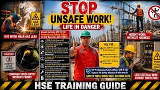 Professional Safety Officer Ka Reaction|Oil&amp; Gas Safety TrainingStop Unsafe Work Correctly|H.T.G