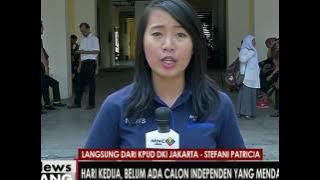 Live Report : Stefani Patricia, Pendaftaran Gubernur DKI Jakarta - iNews Siang 04/08