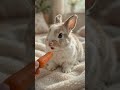 [ASMR] Cute Rabbit Eating a Carrot 🥕🐰 | Relaxing Bunny Eating Sounds #shorts #cute #funny