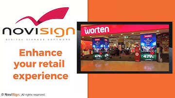 NoviSign Digital Signage Software for Retail - A Better Way to Sell!