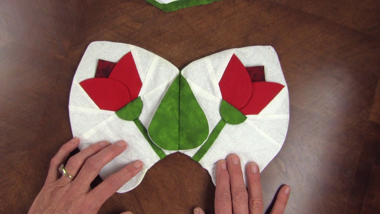 How to Paper Piecing with dimension - YouTube