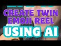 My Twin Emoji Came to Life 😍 | Fun Reel with Pixverse Motion Effect