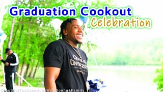 Stephen's College Graduation  Cookout Celebration | It's Time to Soar | He was TOTALLY Surprised!