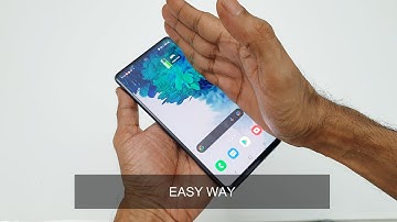 How to Take Screenshot - Samsung Galaxy S20 FE