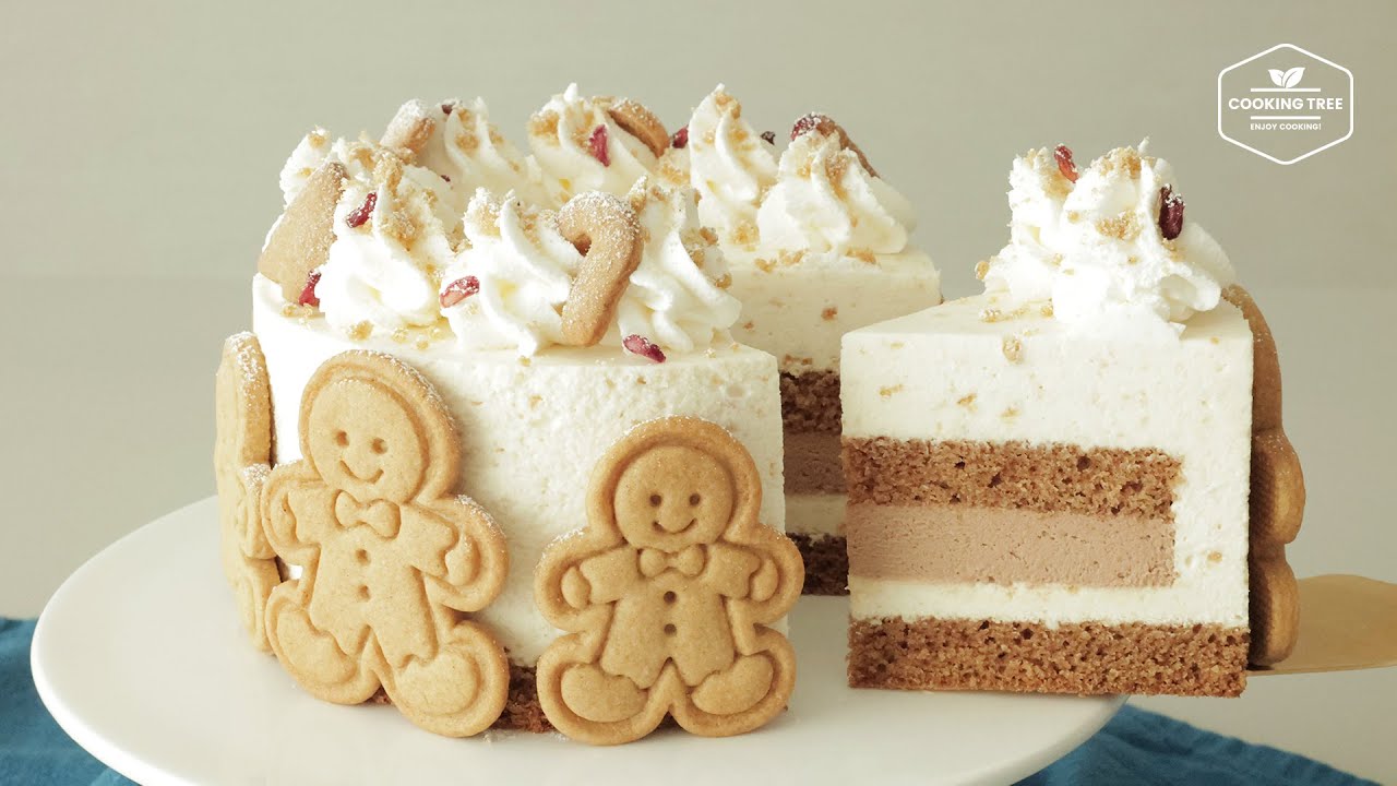 Рецепт рождественских пряников с шоколадным чизкейком | Рождественская выпечка