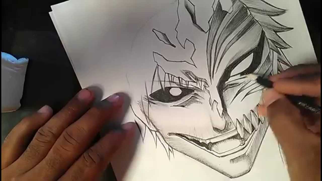 Speed Drawing Manga - Ichigo Kurosaki of Bleach 