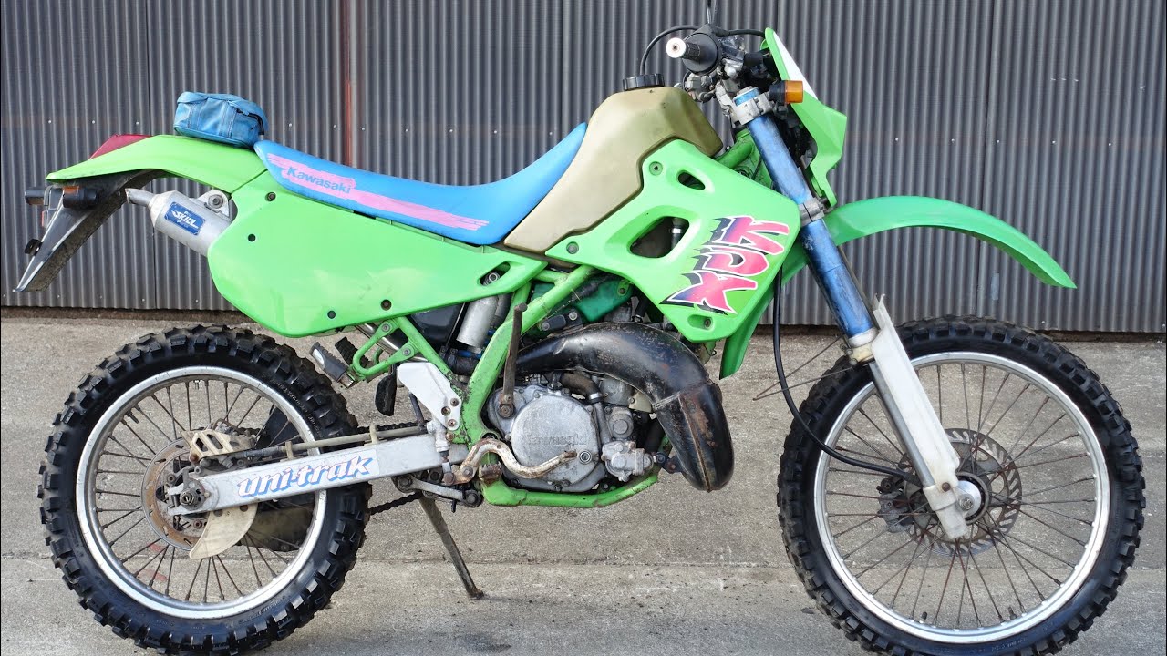 長期保管☆KDX250SR☆DX250F-0009☆社外マフラー/サイレンサー プロ