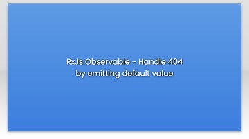 RxJs Observable - Handle 404 by emitting default value