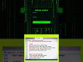 💻 Hacker Matrix Login Form | Neon Glow HTML &amp; CSS UI 🔥 #Shorts #htmlcss #loginpage