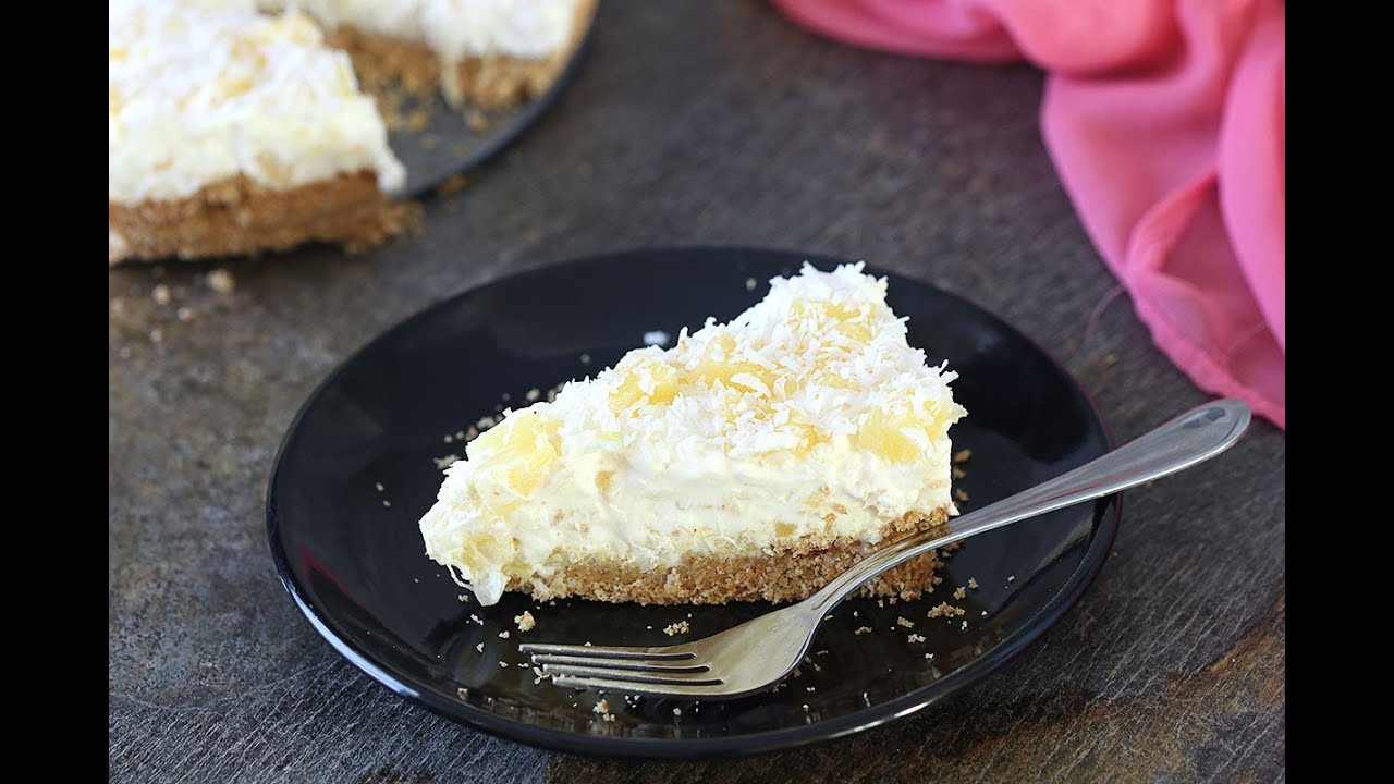 No bake Pineapple Delight cake how to make Easy Party Pineapple