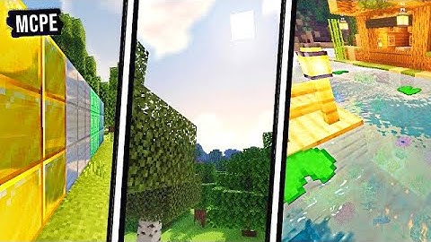 Minecraft PE (Updated OSBES Shader) MCPE Shader With Cloud reflections!