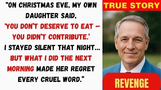 My Daughter Denied Me Food On Christmas Eve, Saying I Didn't Contribute. So I Took My Revenge.