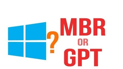 MBR or GPT? How to check your disk partition style on Windows XP, 7, 8, 8.1, 10