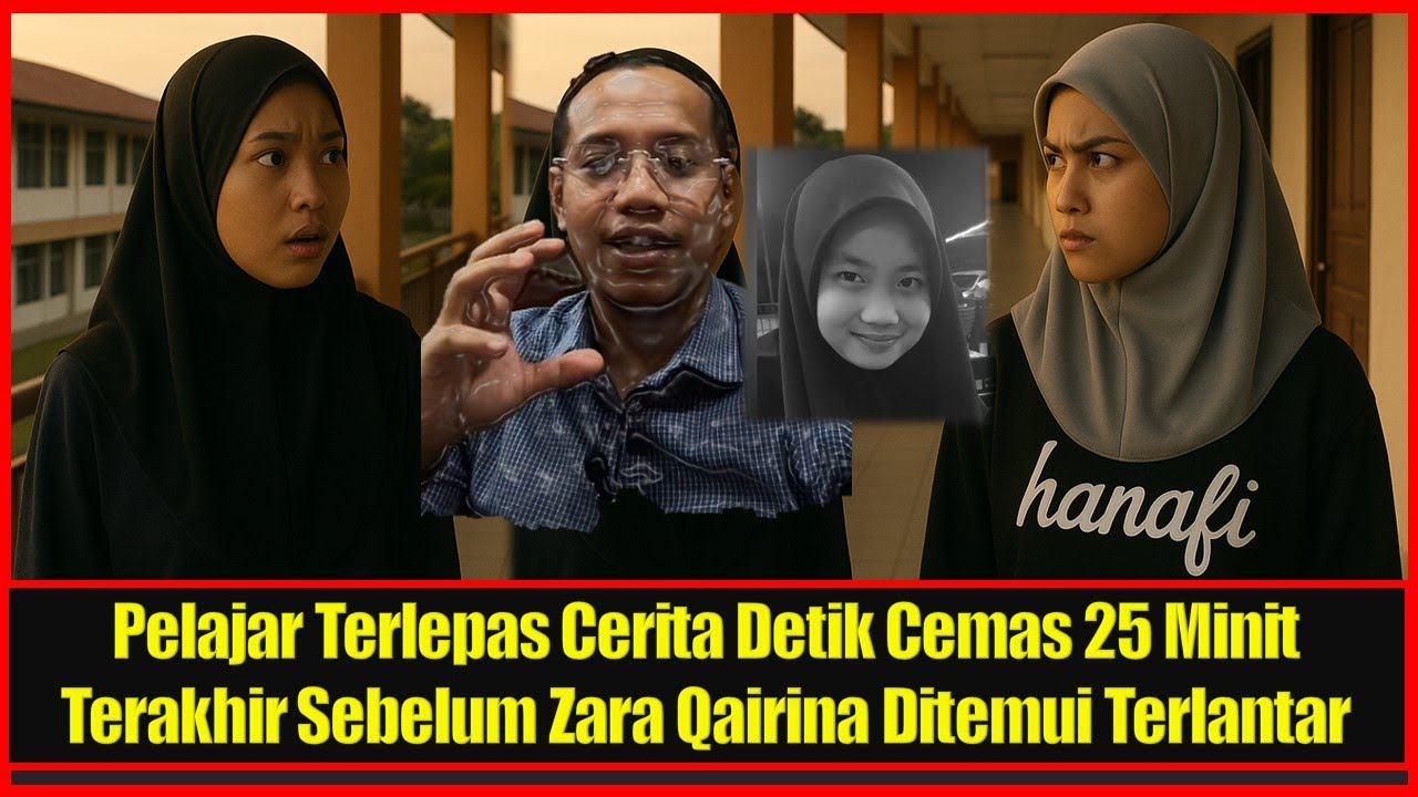Pelajar Terbuka Pekung Kisah Detik Cemas 25 Minit Terakhir Sebelum Zara Qairina Ditemui Terlantar