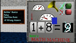 Baldi's Basics Plus - Hide & Seek Deathless Run with All Wrong Answers on Math Machines