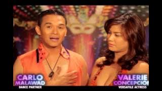 Celebrity Dance Battle Contestants Valerie and Carlo