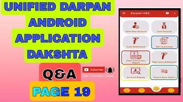 page 19 unified android darpan application dakshta  question and answer