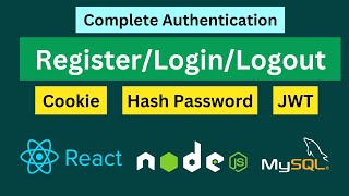 Build a Full-Stack Authentication App With React, Node, Express, MySQL | Login, Registration, Logout