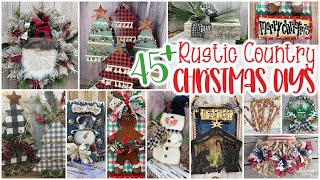 45+ Rustic Country Christmas DIYS \\ MEGA video of my FAVORITE Christmas Crafts