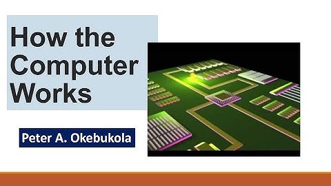 How the Computer Works by Peter A. Okebukola