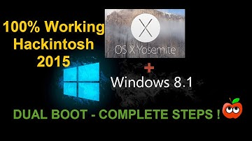 How to install Mac OS X and Windows both on one PC | Hackintosh 2015 | Yosemite and Win 8.1 !