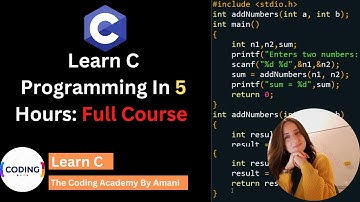 C Programming Full Course for Beginners- Learn C Programming In 5 hours