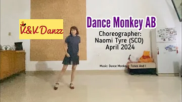 Dance Monkey AB - Line Dance (Choreo : Naomi Tyre)