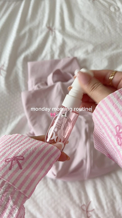 monday morning routine🎀☕️🌸#aestheticvideo #morningroutine #aestheticgirl #routinevlog