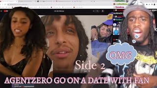 Agent Zero on a date with random fans part 2 #streamer #podcast #viral