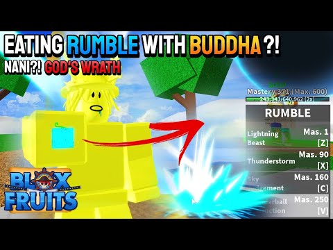 EATING RUMBLE WITH BUDDHA! BLOX FRUITS