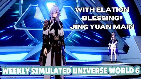[ Honkai: Star Rail ] Weekly Simulated Universe World 6 Cocolia. Jing Yuan Main