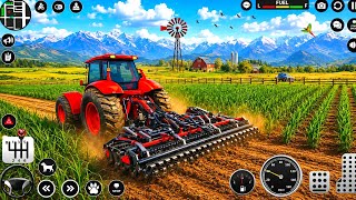 Farm Tractor Driving Simulator 2026 - Real Farming Transport Drive Walkthrough 3D - Android Gameplay screenshot 3
