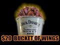 Jack Daniel's $20 Bucket of Chicken Wings - WHAT ARE WE EATING? - The Wolfe Pit