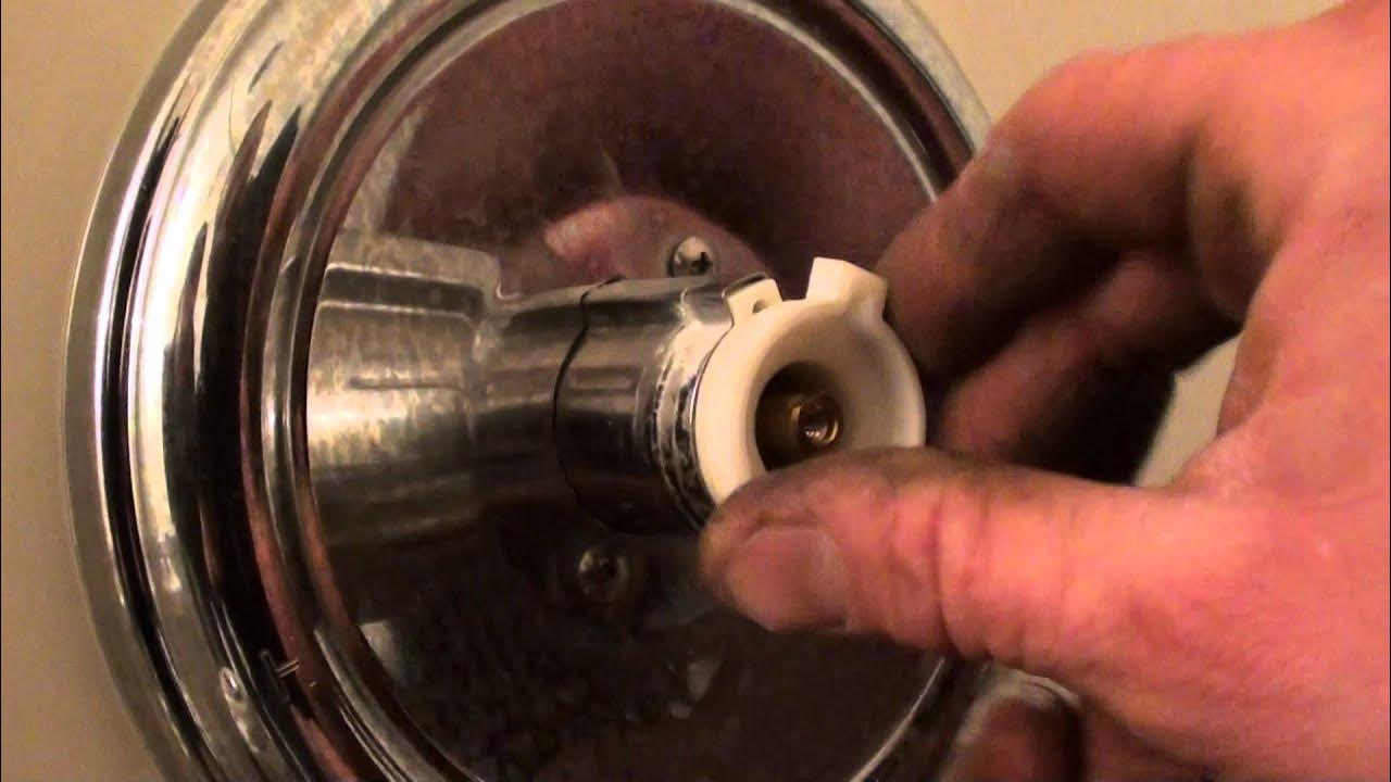 diy setting the gears or anti scald moen 1222 posi temp faucet YouTube