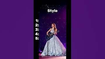Rank These 1989 Songs Without Knowing What’s Next! #swiftie #taylorswift #1989taylorsversion