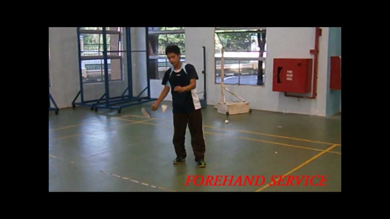 Teknik Dan Kemahiran Servis Dalam Badminton Youtube