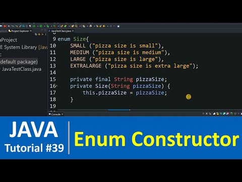 วีดีโอ: เหตุใด enum constructor จึงเป็นส่วนตัว